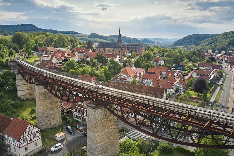 Kanonenbahn-Radweg bei Lengenfeld unterm Stein CC BY SA Tino Sieland